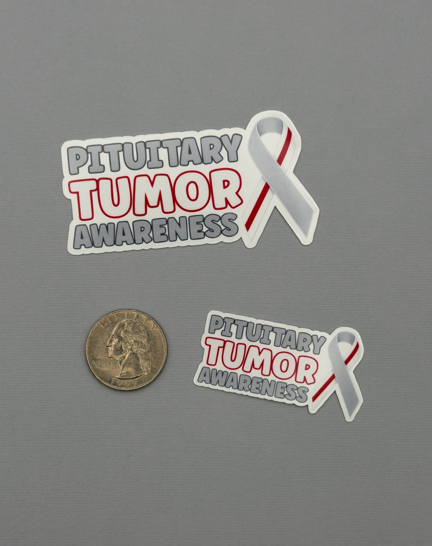 Pituitary Tumor Awareness with Ribbon Sticker or Magnet