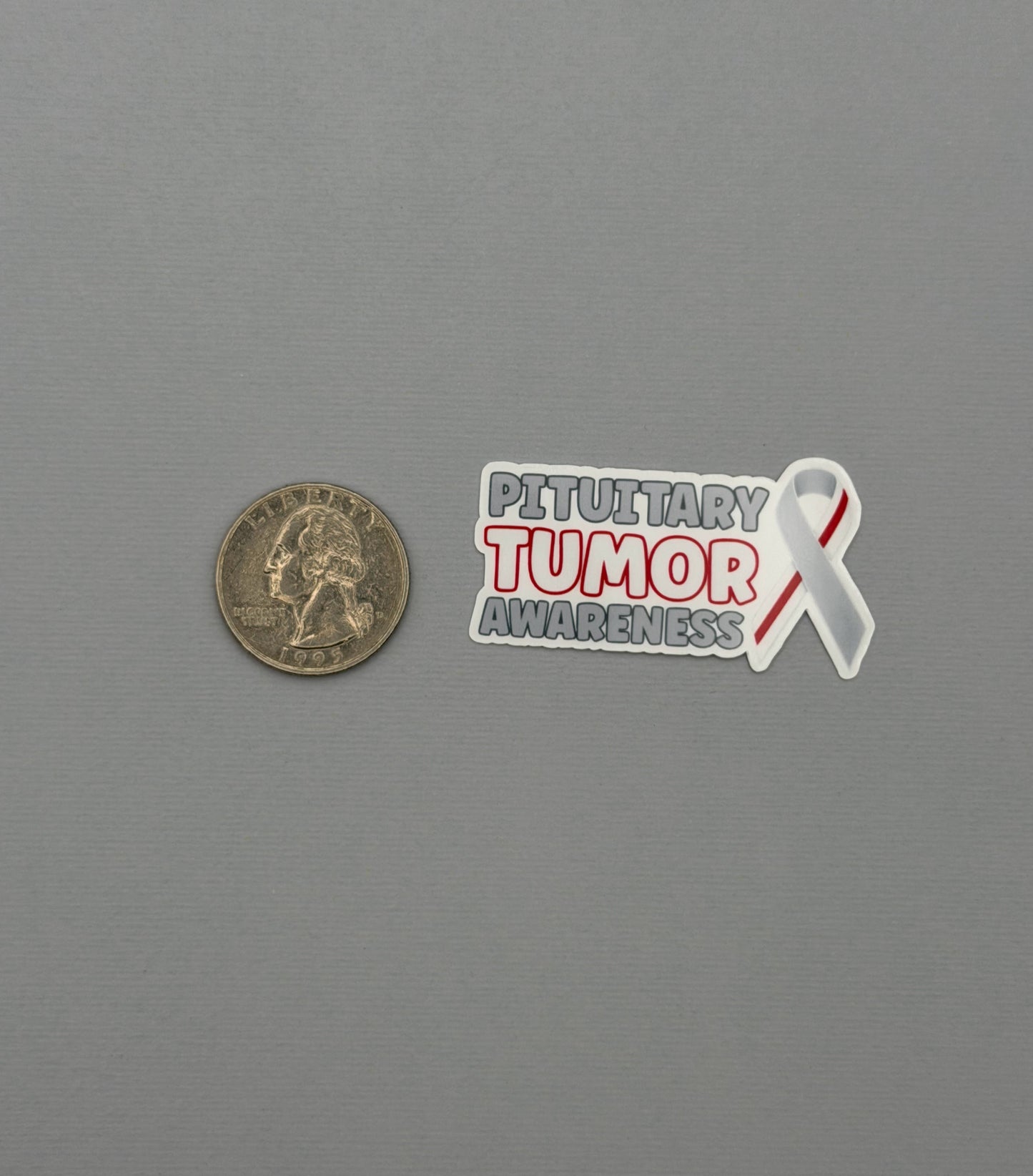 Pituitary Tumor Awareness with Ribbon Sticker or Magnet