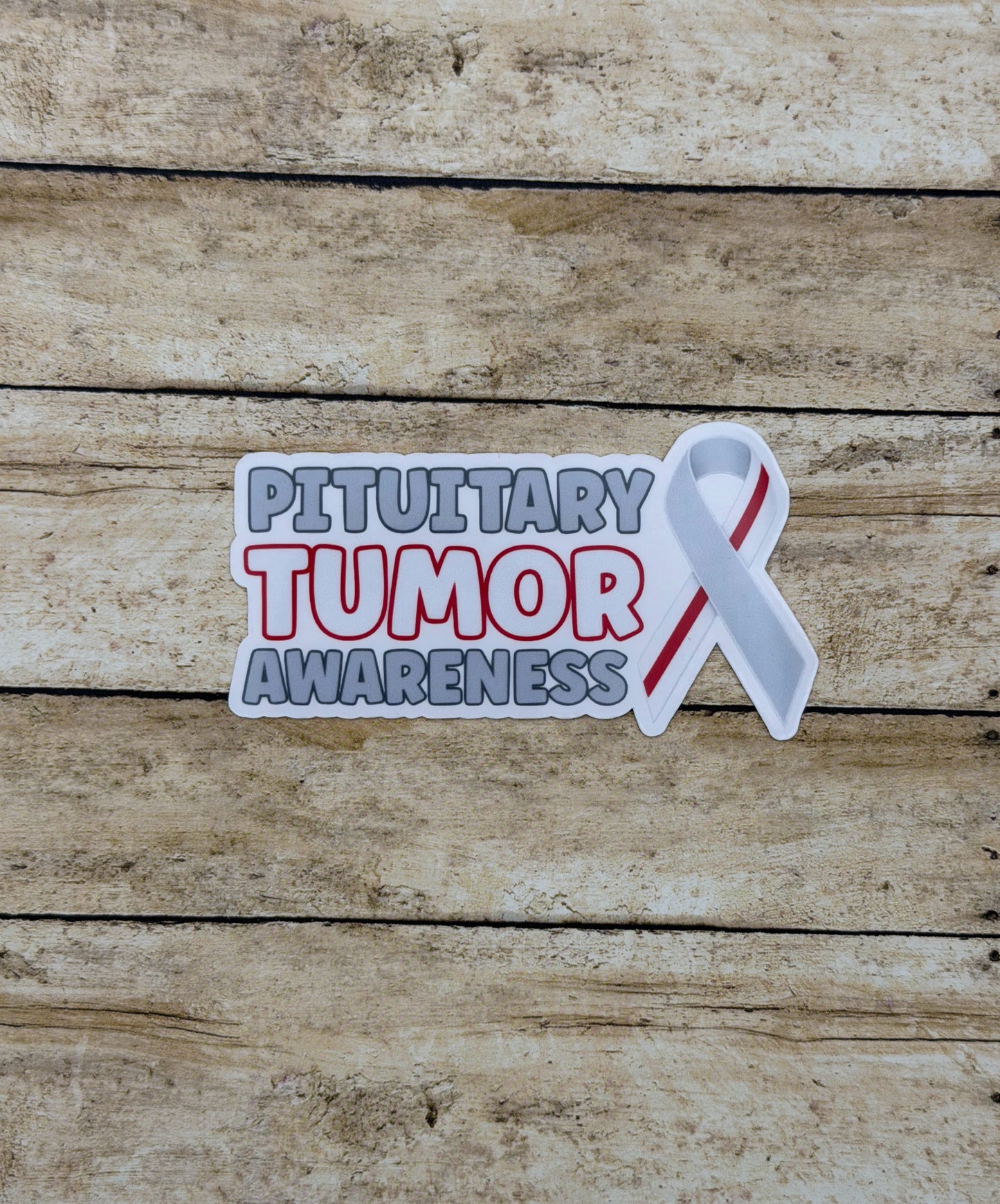 Pituitary Tumor Awareness with Ribbon Sticker or Magnet