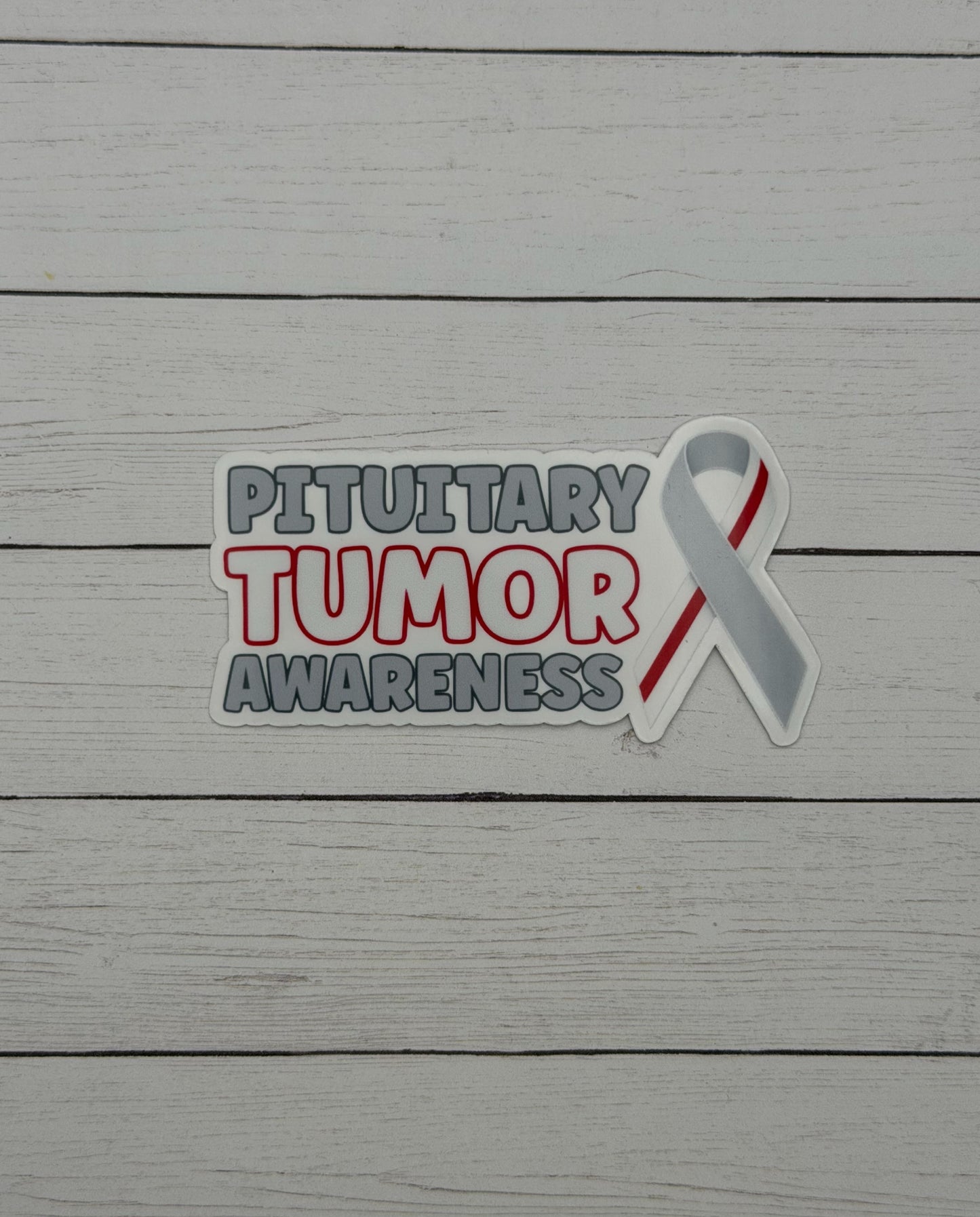 Pituitary Tumor Awareness with Ribbon Sticker or Magnet