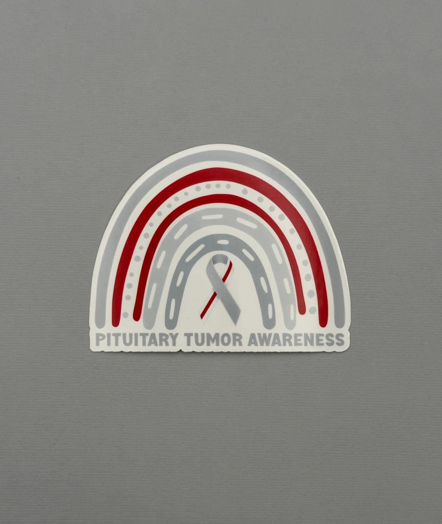 Pituitary Tumor Awareness Rainbow Sticker or Magnet