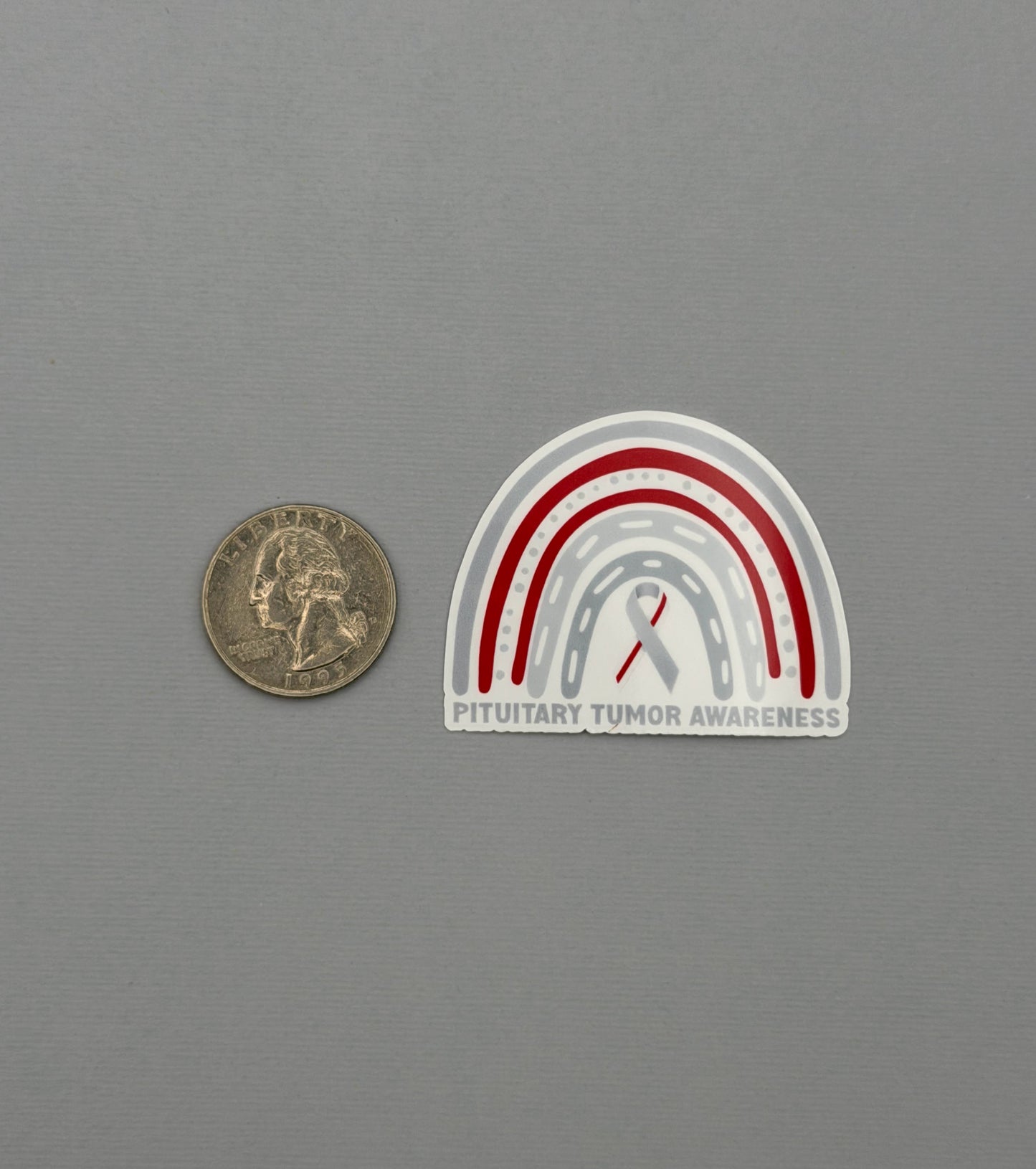 Pituitary Tumor Awareness Rainbow Sticker or Magnet