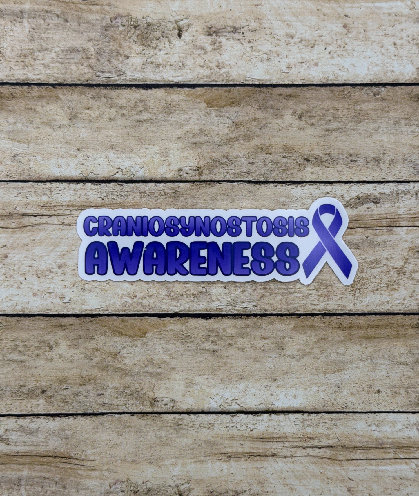 Craniosynostosis Awareness with Ribbon Sticker or Magnet