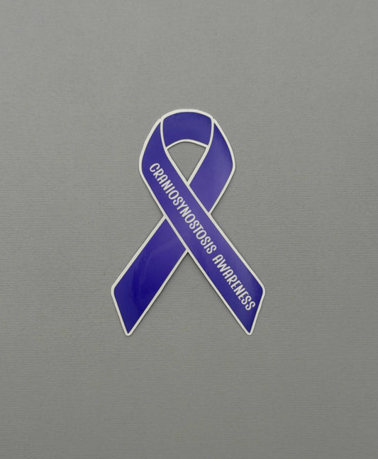 Craniosynostosis Awareness Ribbon Sticker or Magnet