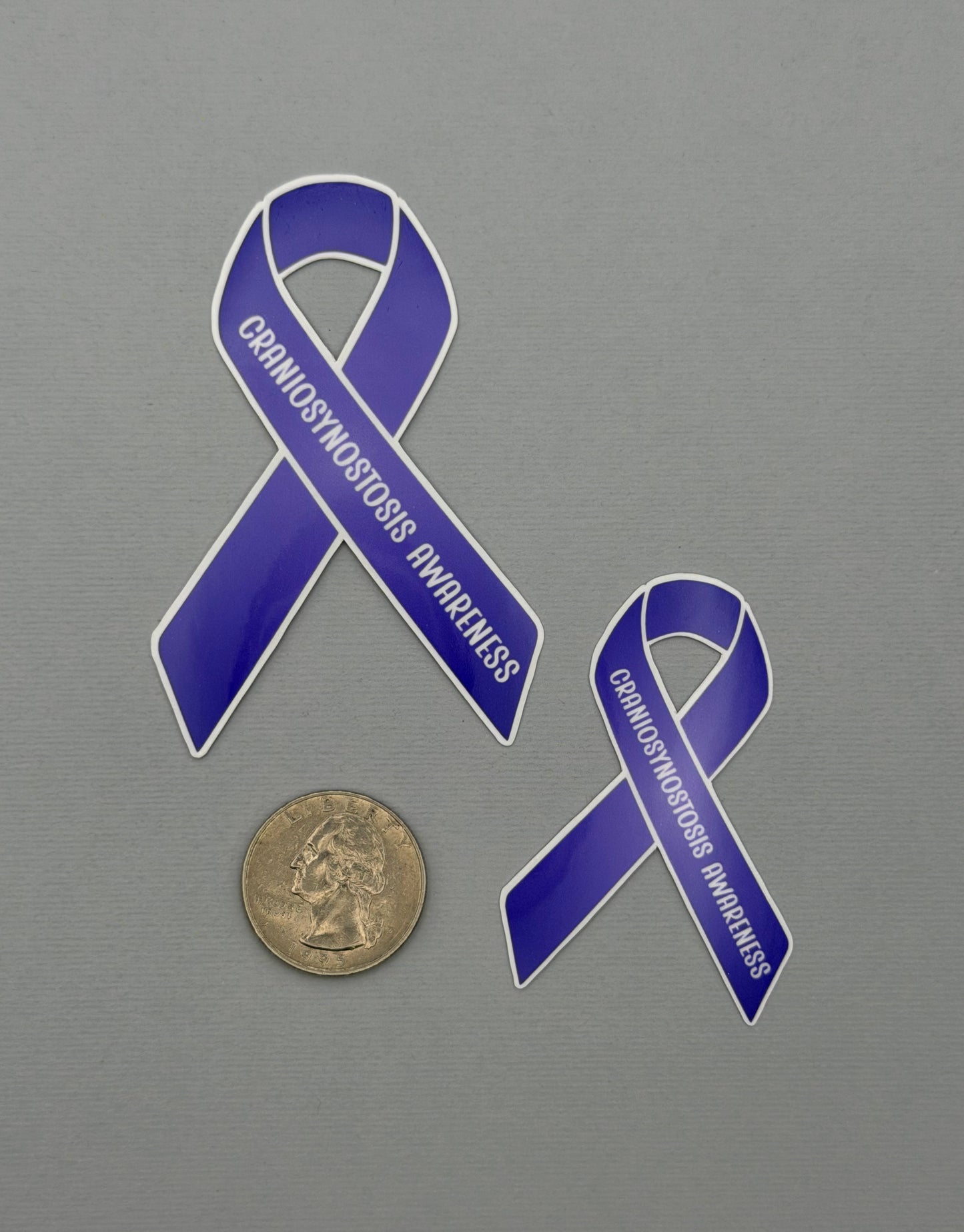 Craniosynostosis Awareness Ribbon Sticker or Magnet