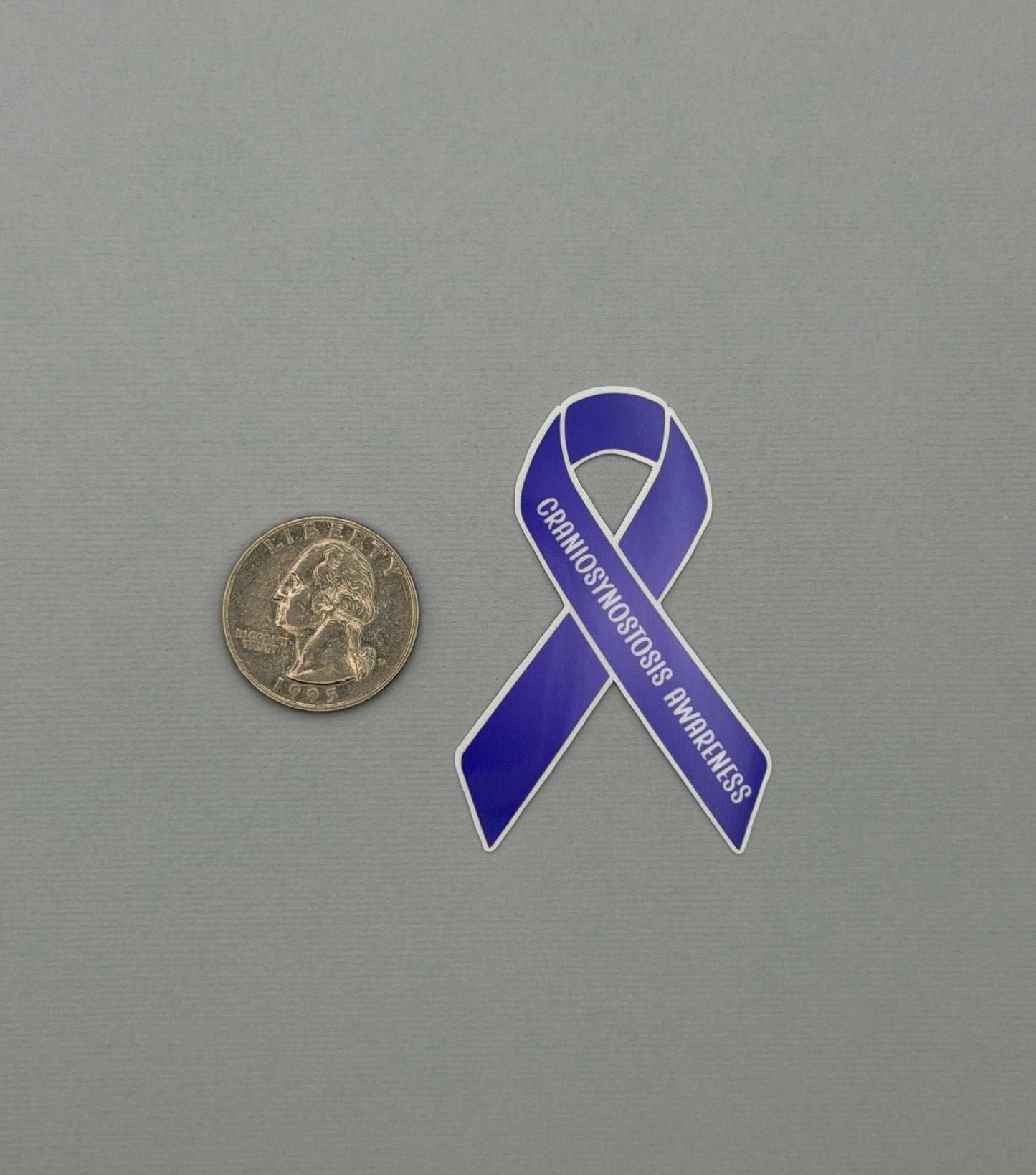 Craniosynostosis Awareness Ribbon Sticker or Magnet