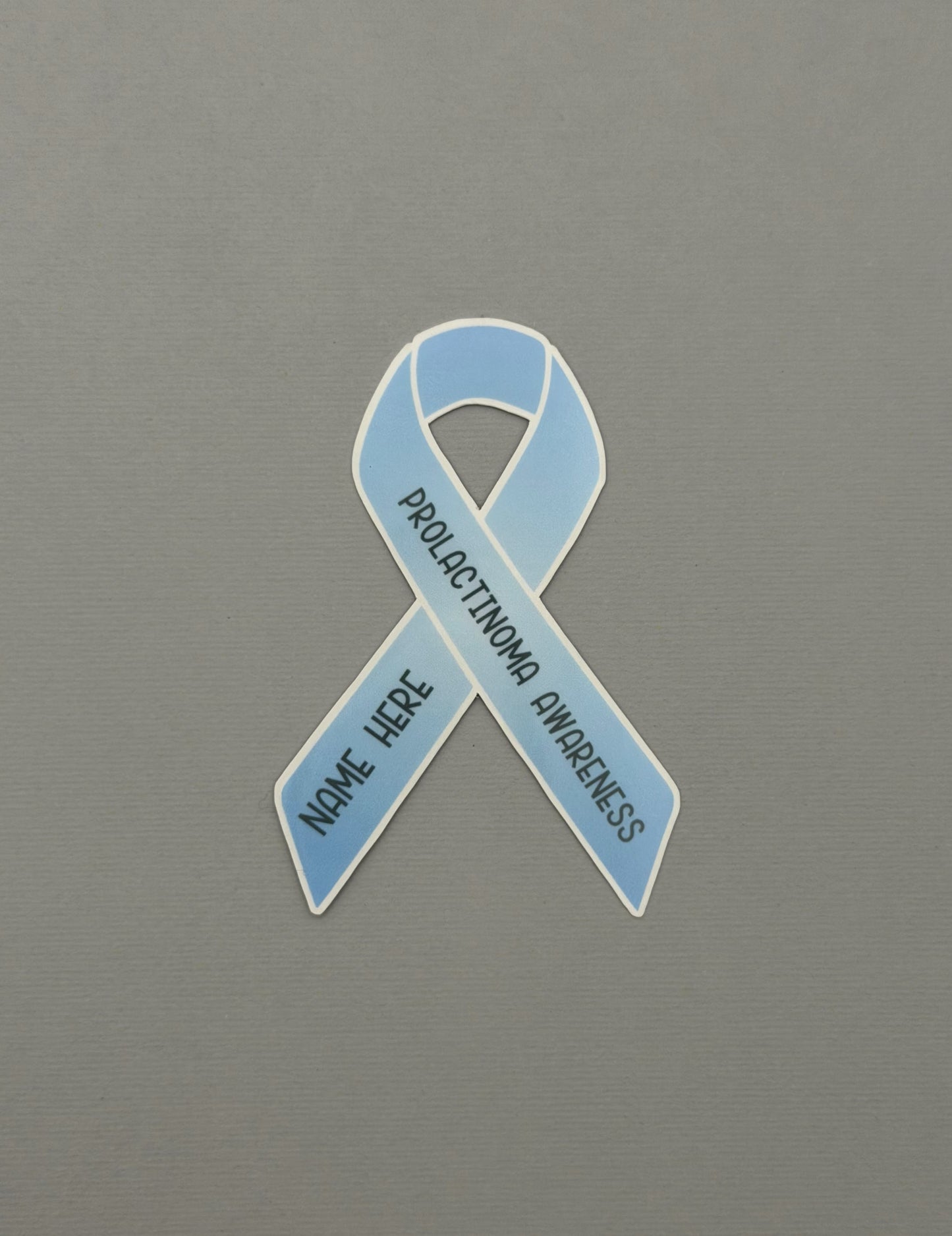 Prolactinoma Awareness Custom Ribbon Sticker or Magnet