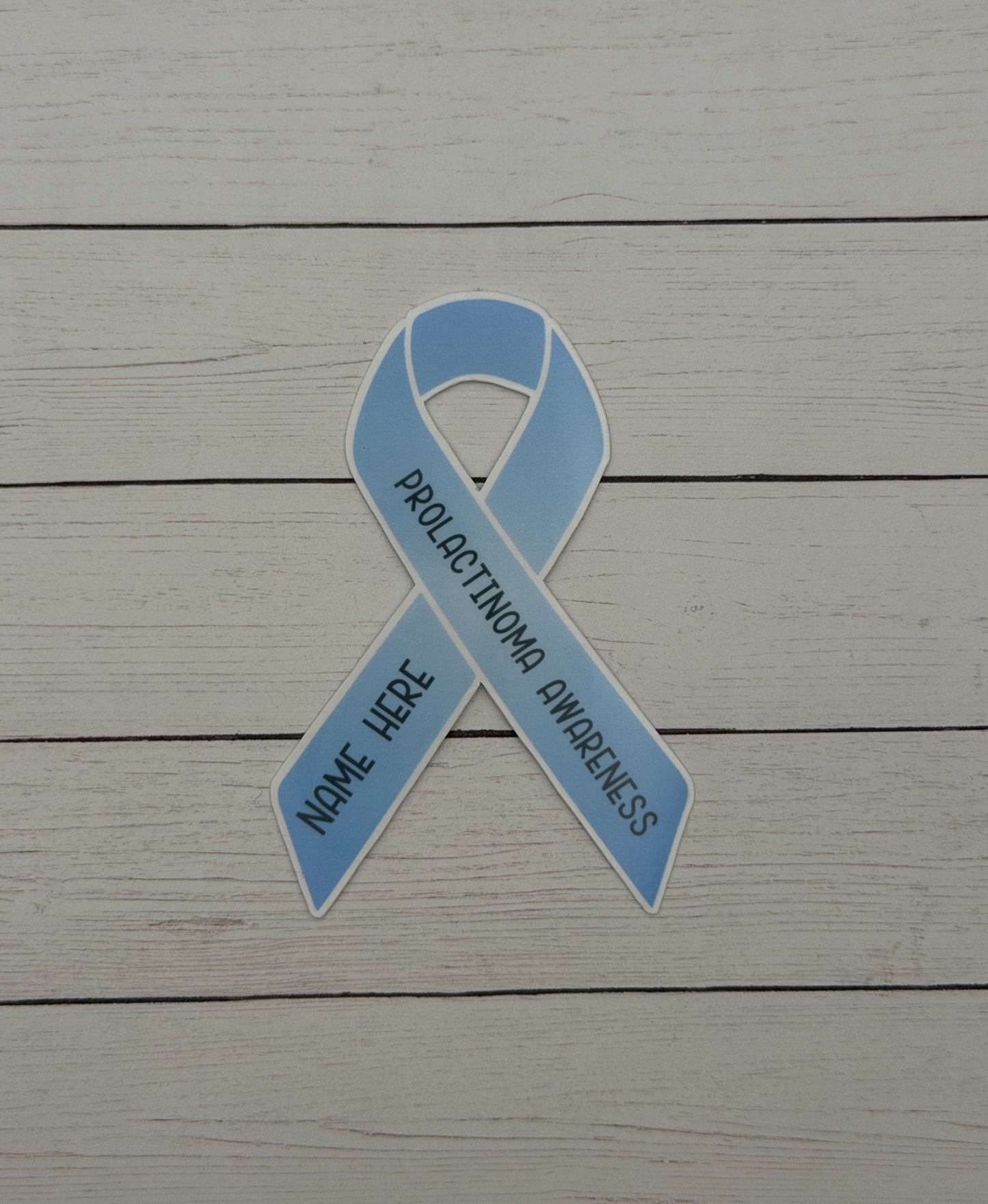 Prolactinoma Awareness Custom Ribbon Sticker or Magnet