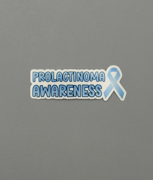 Prolactinoma Awareness with Ribbon Sticker or Magnet