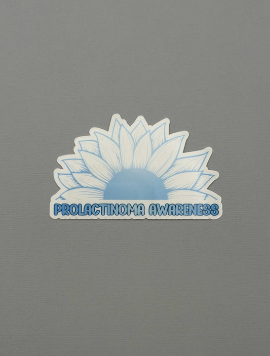Prolactinoma Awareness Sunflower Sticker or Magnet