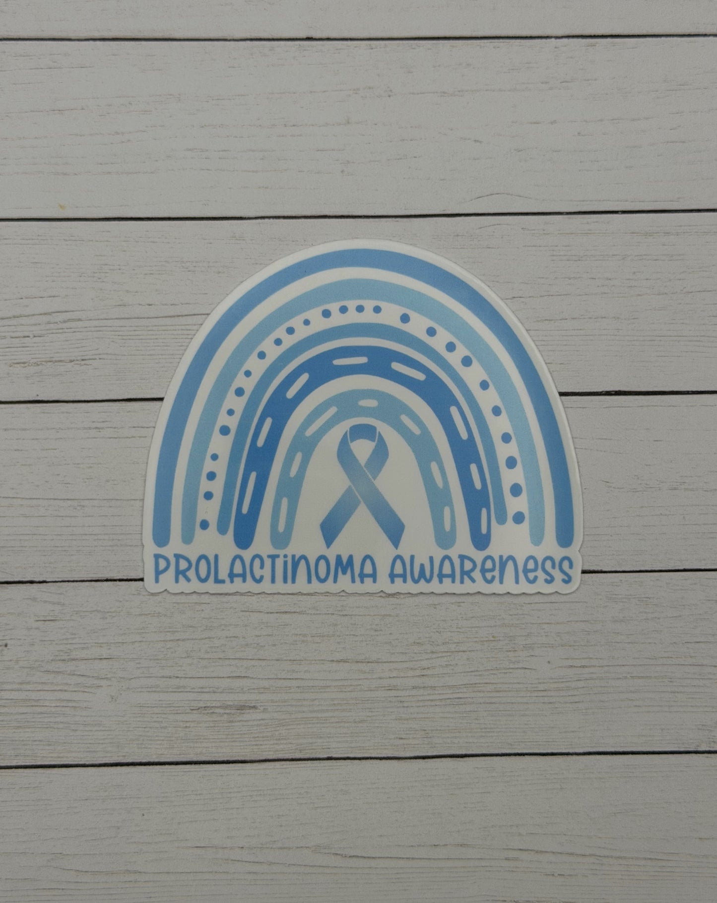 Prolactinoma Awareness Rainbow Sticker or Magnet