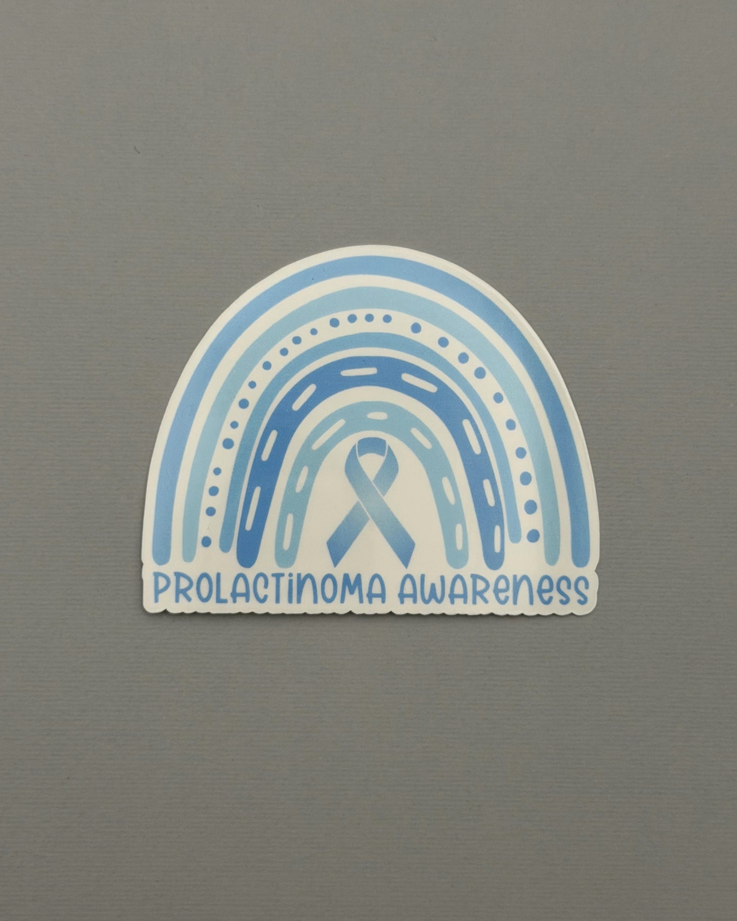 Prolactinoma Awareness Rainbow Sticker or Magnet