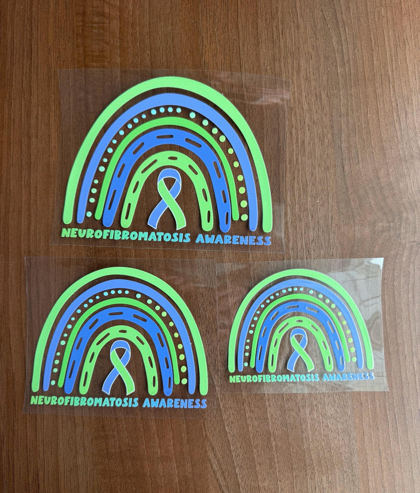 Neurofibromatosis Awareness Rainbow Car Decal