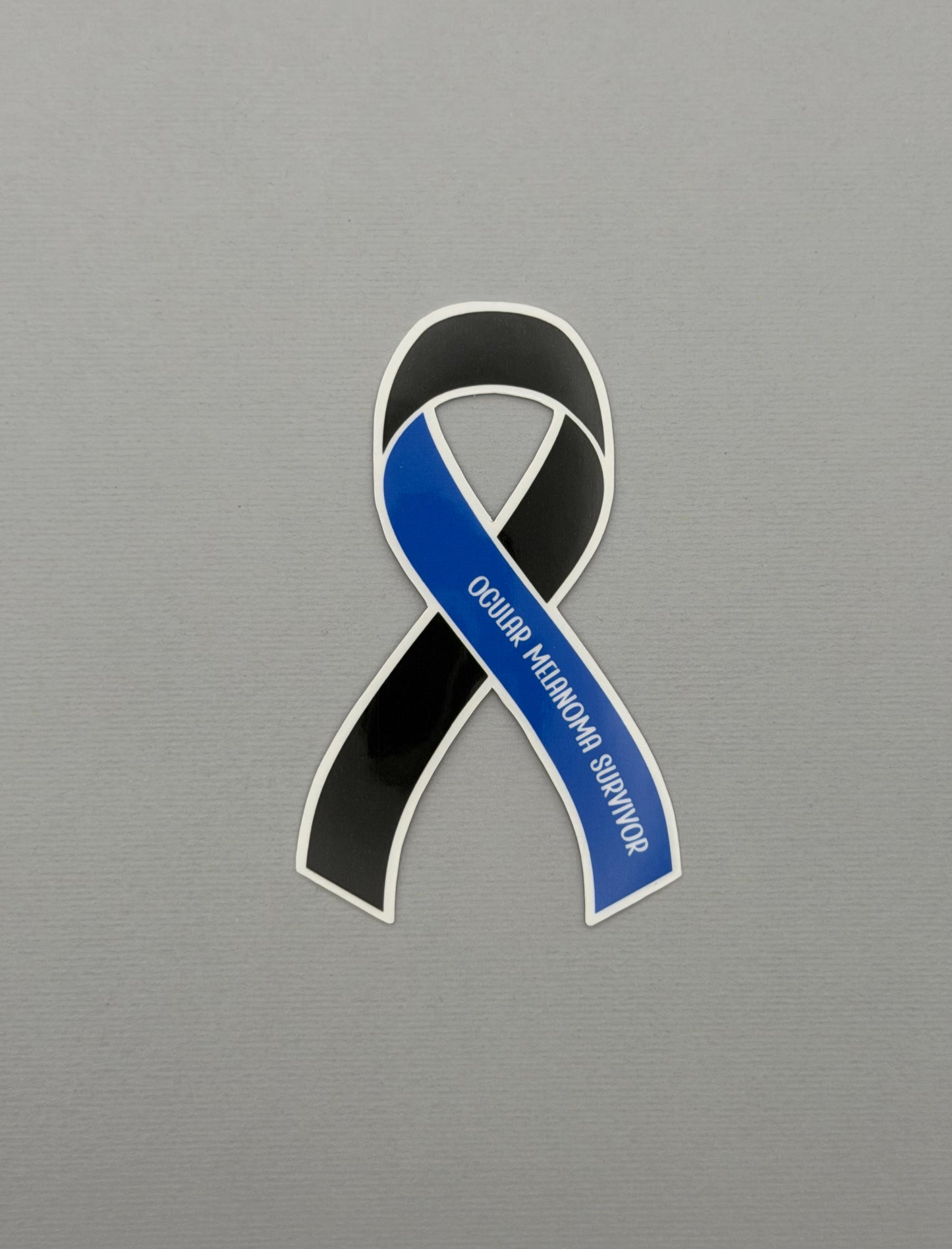 Ocular Melanoma Survivor Ribbon Sticker or Magnet