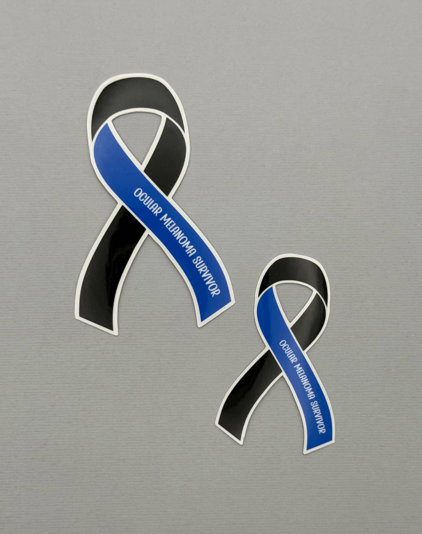 Ocular Melanoma Survivor Ribbon Sticker or Magnet