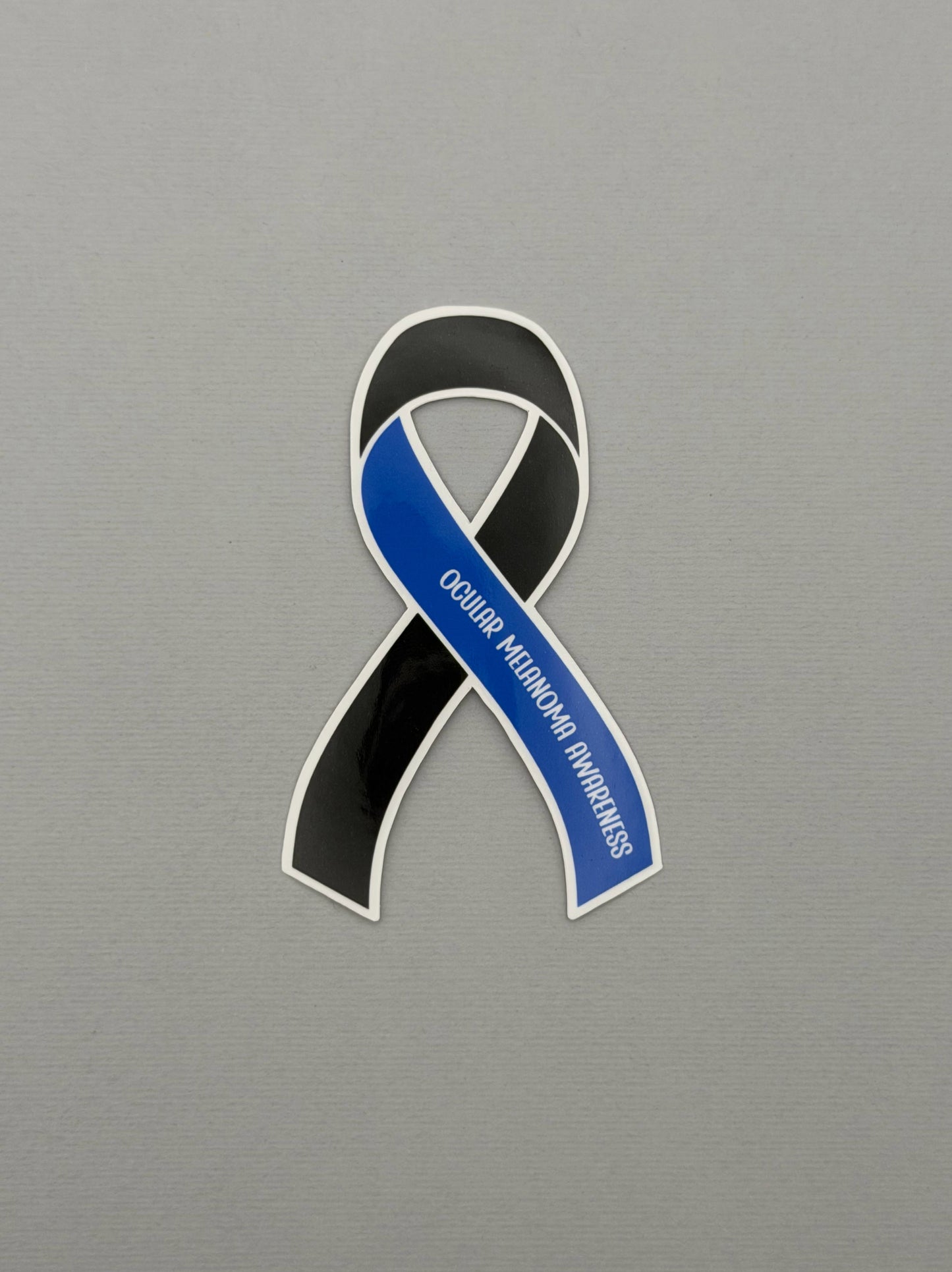 Ocular Melanoma Awareness Ribbon Sticker or Magnet