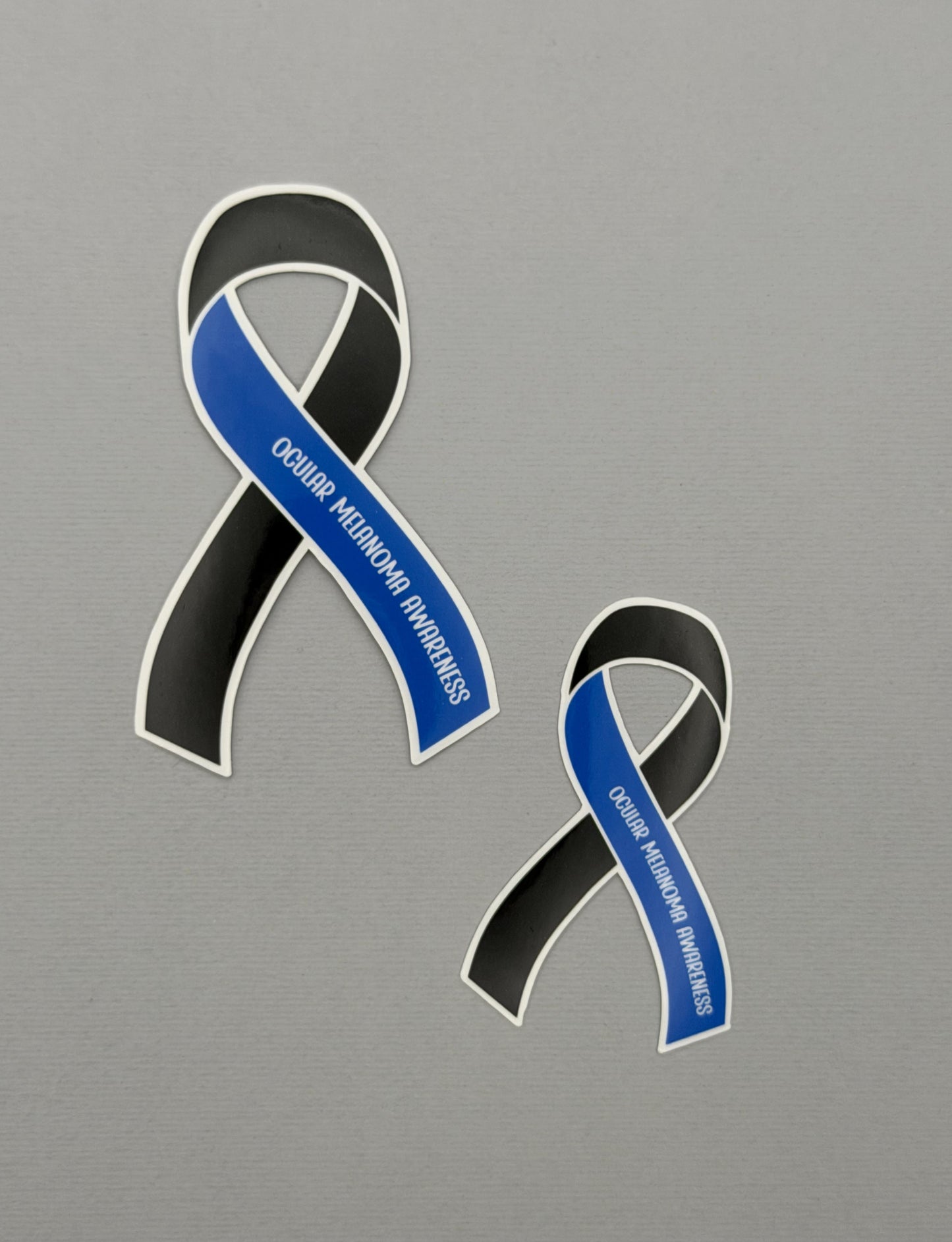 Ocular Melanoma Awareness Ribbon Sticker or Magnet