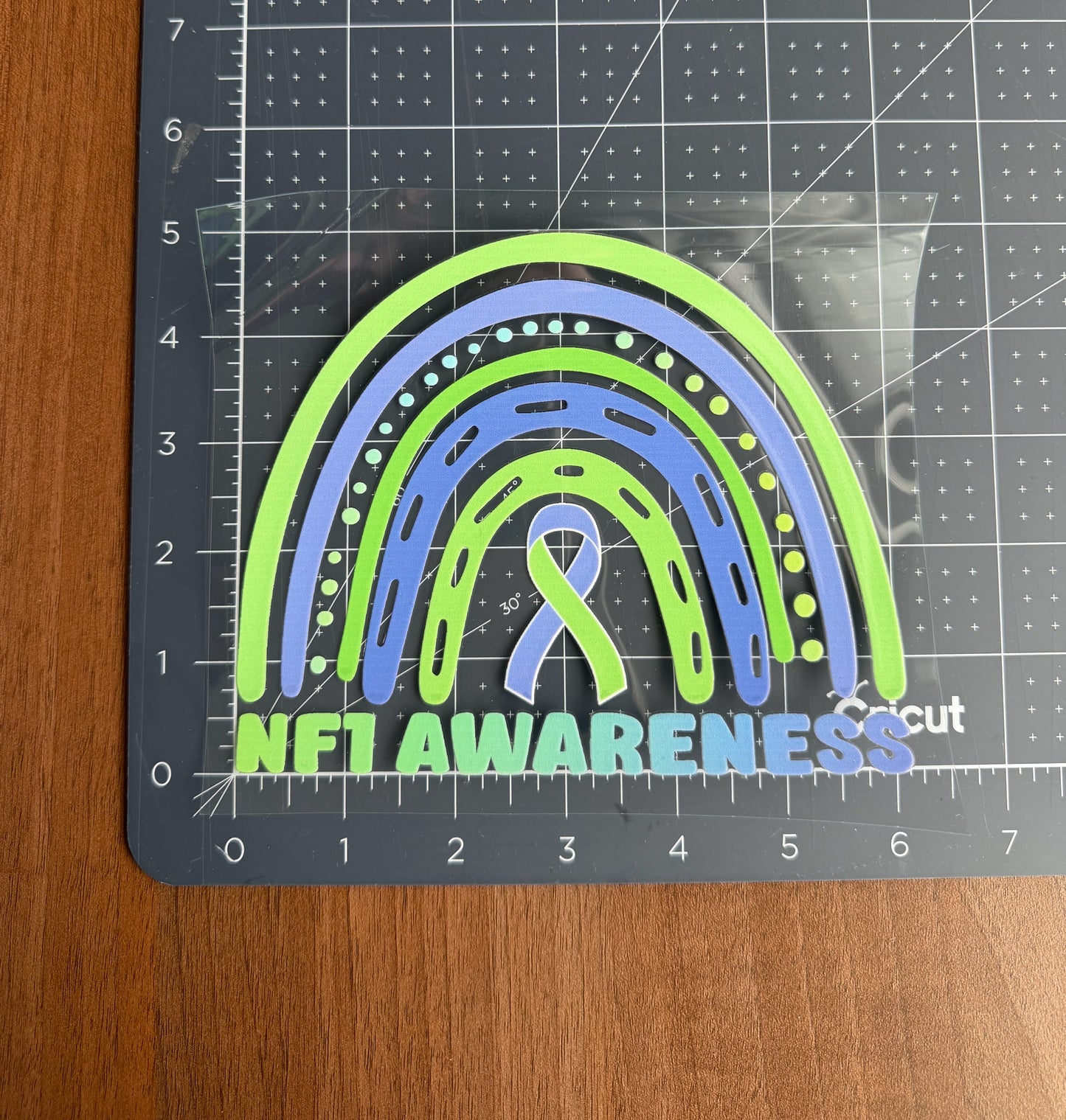 NF1 Awareness Rainbow Car Decal | Neurofibromatosis Type 1