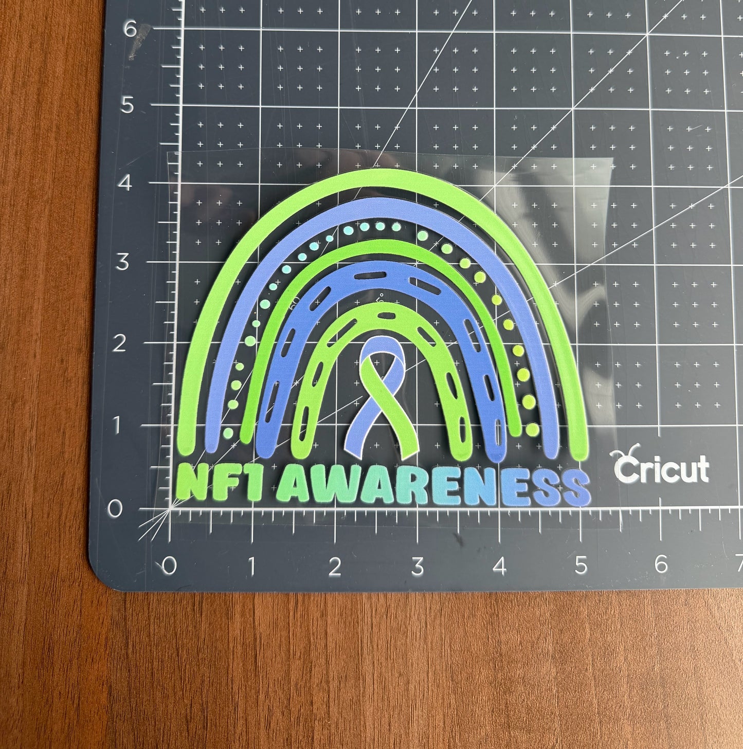NF1 Awareness Rainbow Car Decal | Neurofibromatosis Type 1