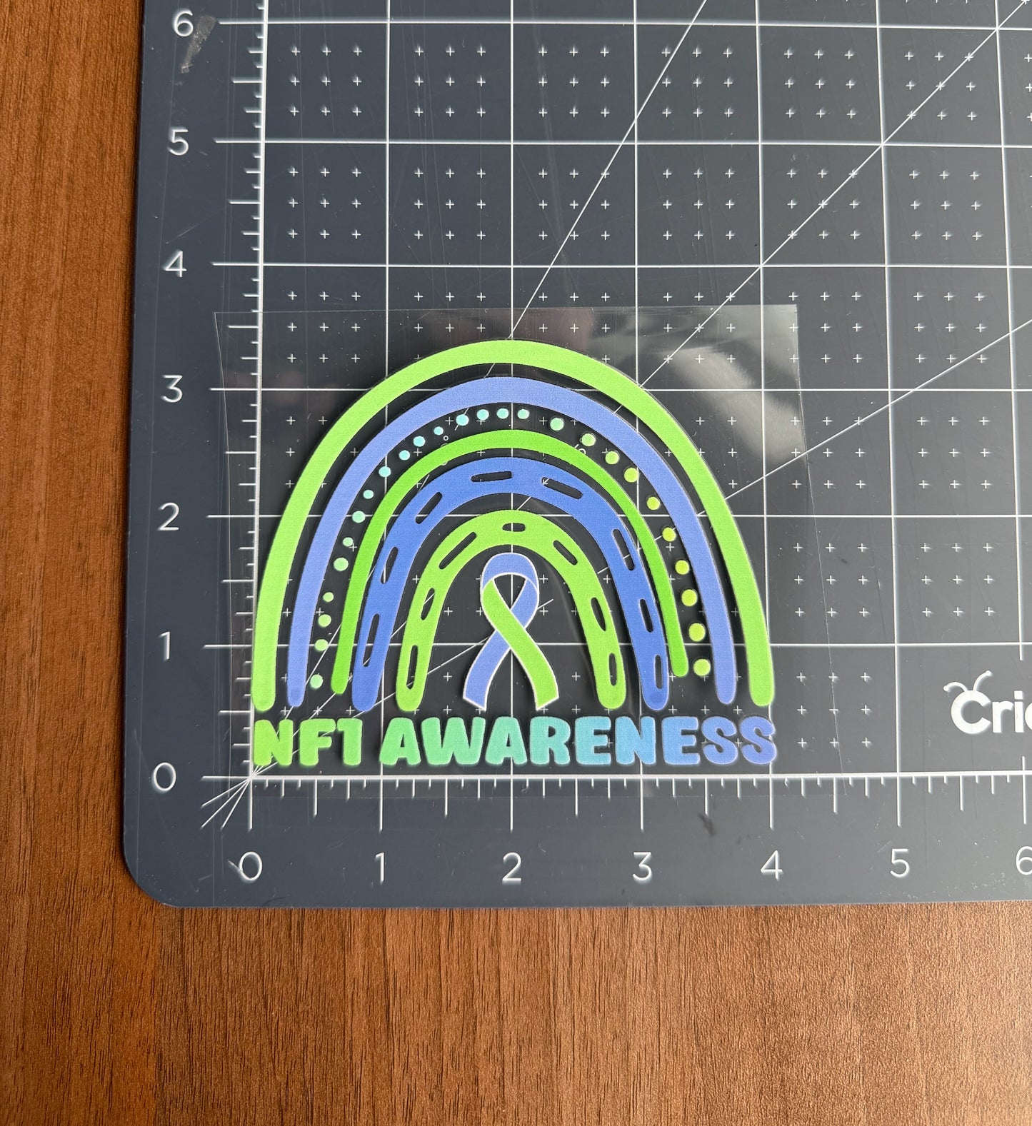 NF1 Awareness Rainbow Car Decal | Neurofibromatosis Type 1