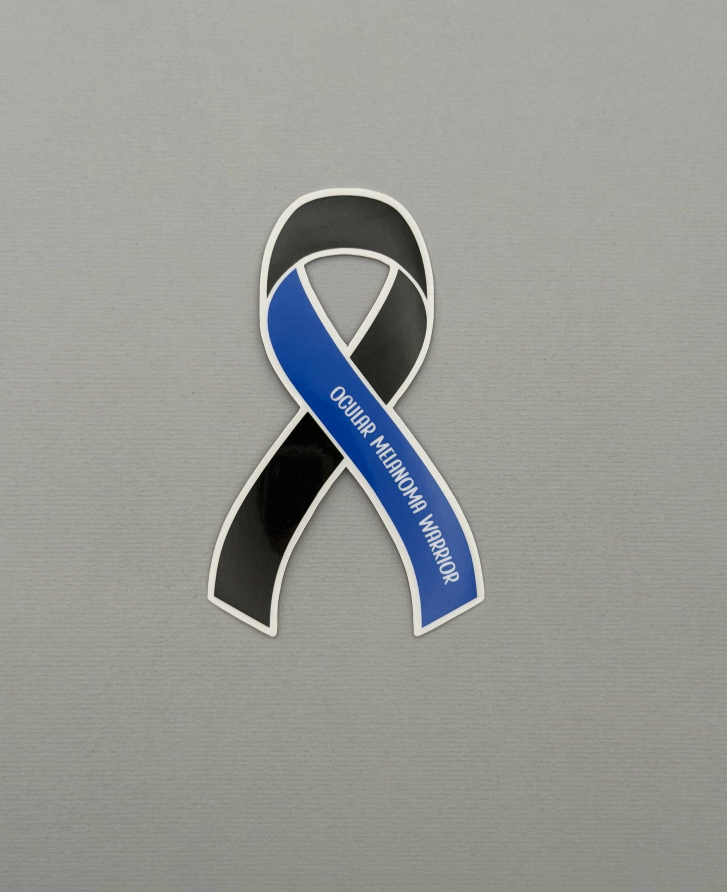 Ocular Melanoma Warrior Ribbon Sticker or Magnet