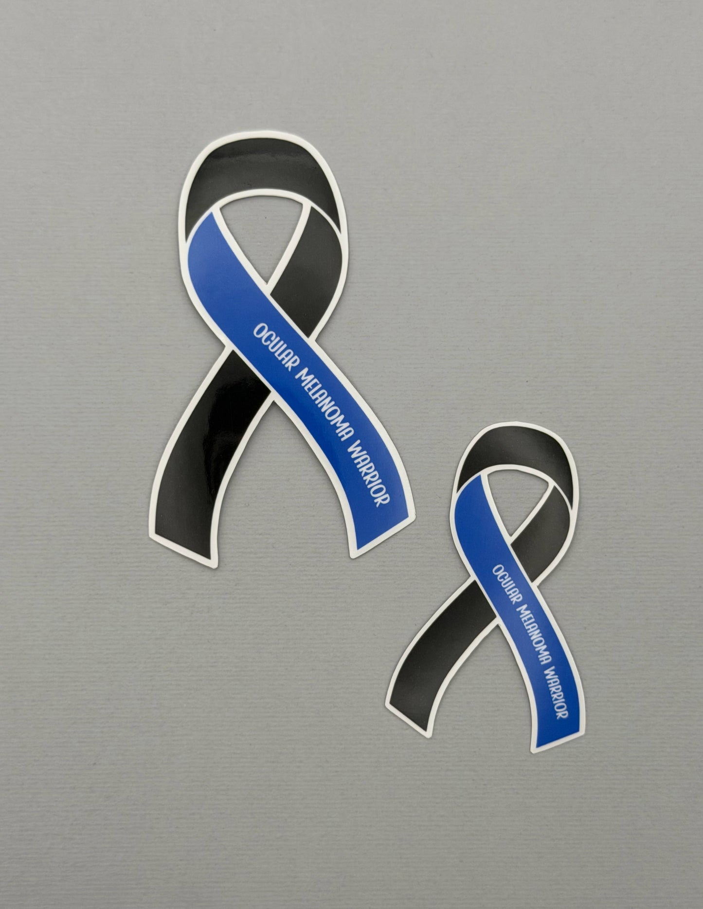 Ocular Melanoma Warrior Ribbon Sticker or Magnet
