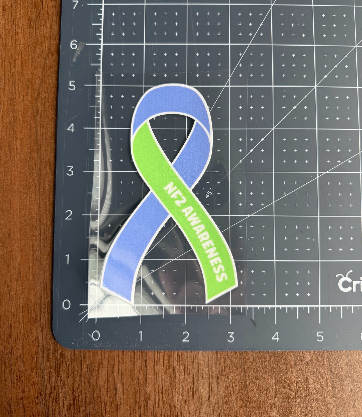 NF2 Awareness Ribbon Car Decal | Neurofibromatosis Type 2