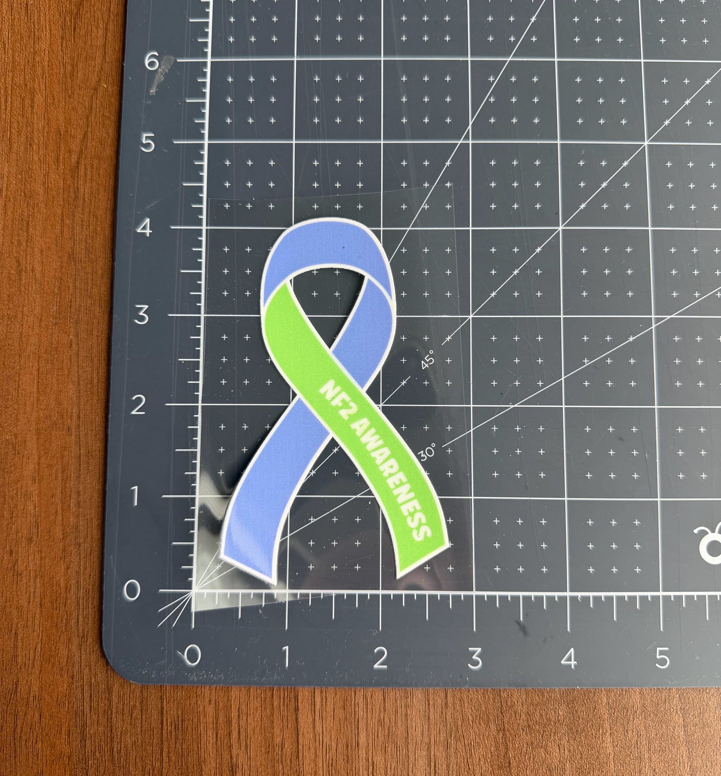 NF2 Awareness Ribbon Car Decal | Neurofibromatosis Type 2