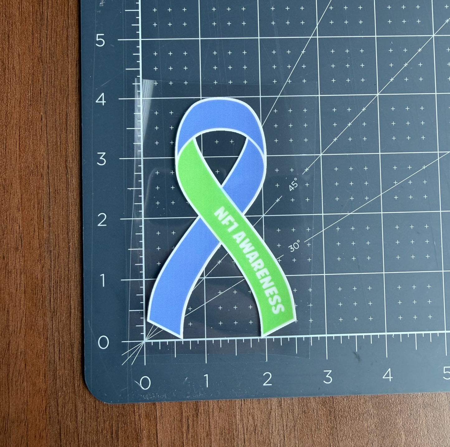 NF1 Awareness Ribbon Car Decal | Neurofibromatosis Type 1