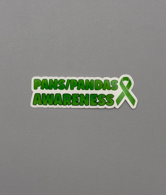 PANS/PANDAS Awareness with Ribbon Sticker or Magnet