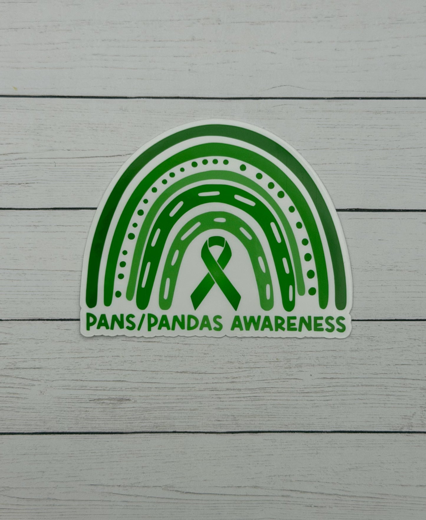 PANS/PANDAS Awareness Rainbow Sticker or Magnet