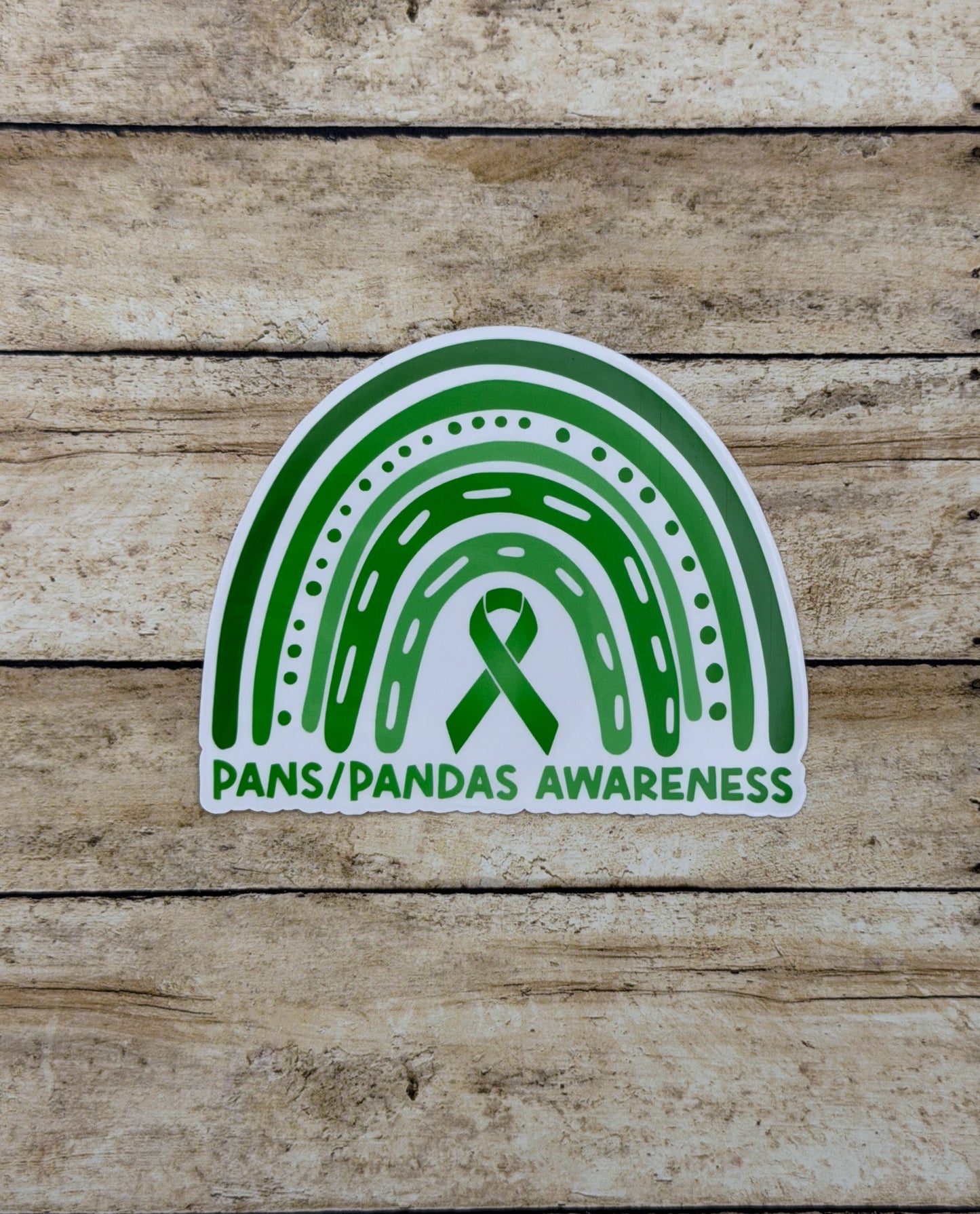 PANS/PANDAS Awareness Rainbow Sticker or Magnet