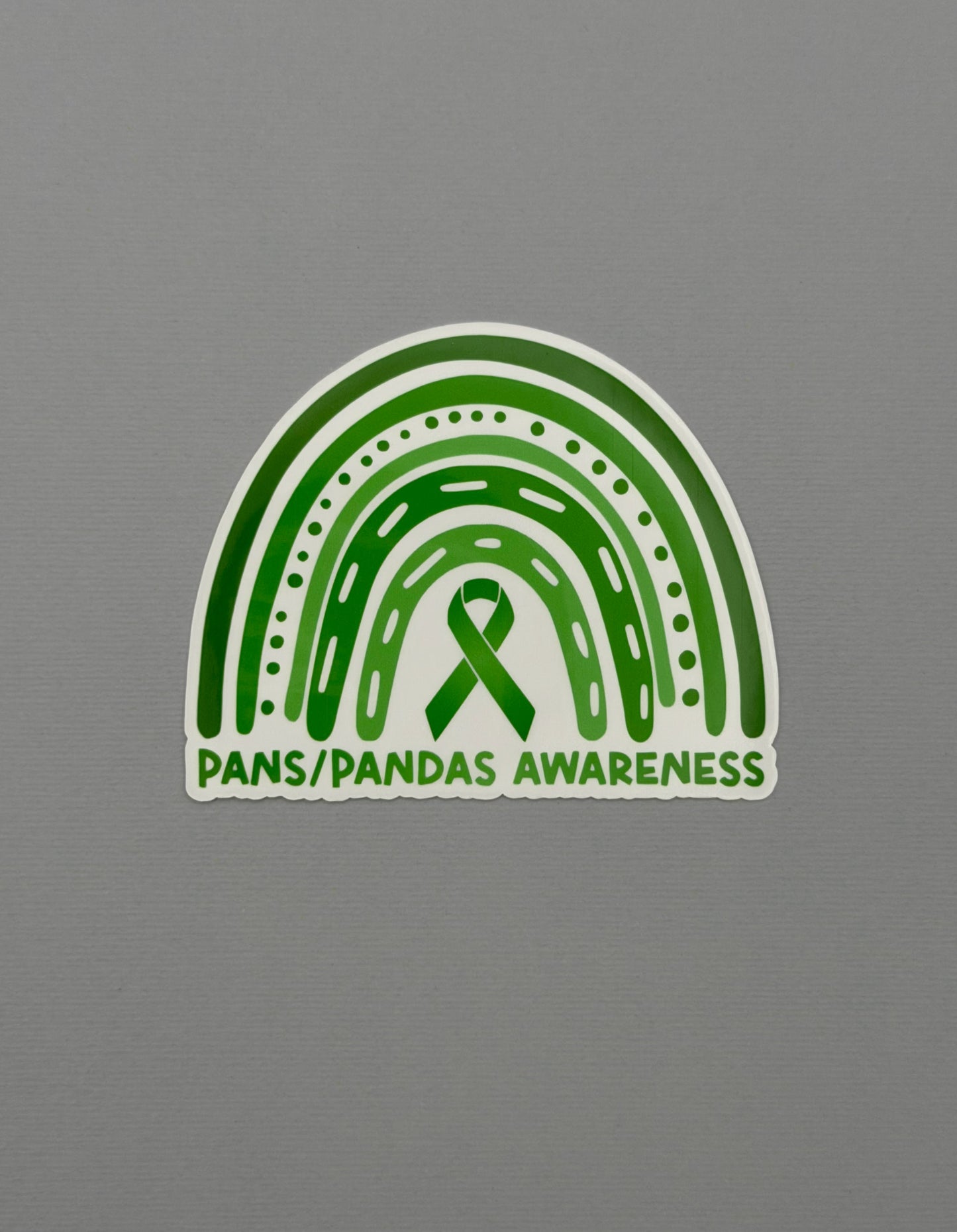PANS/PANDAS Awareness Rainbow Sticker or Magnet