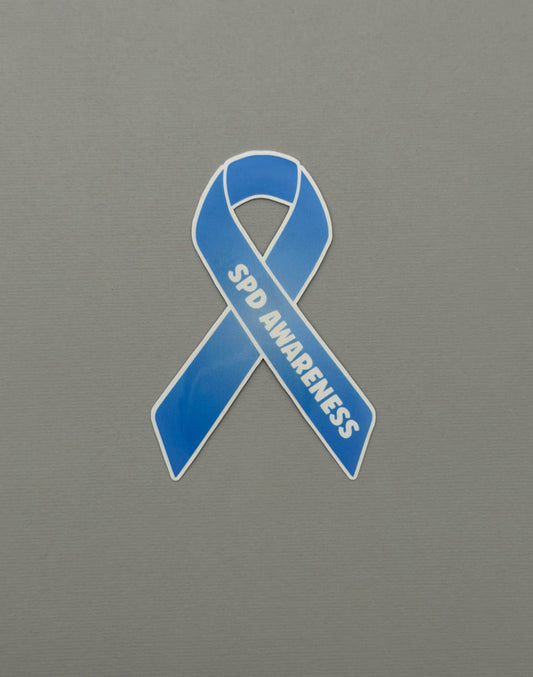 SPD Awareness Ribbon Sticker or Magnet | Sensory Processing Disorder