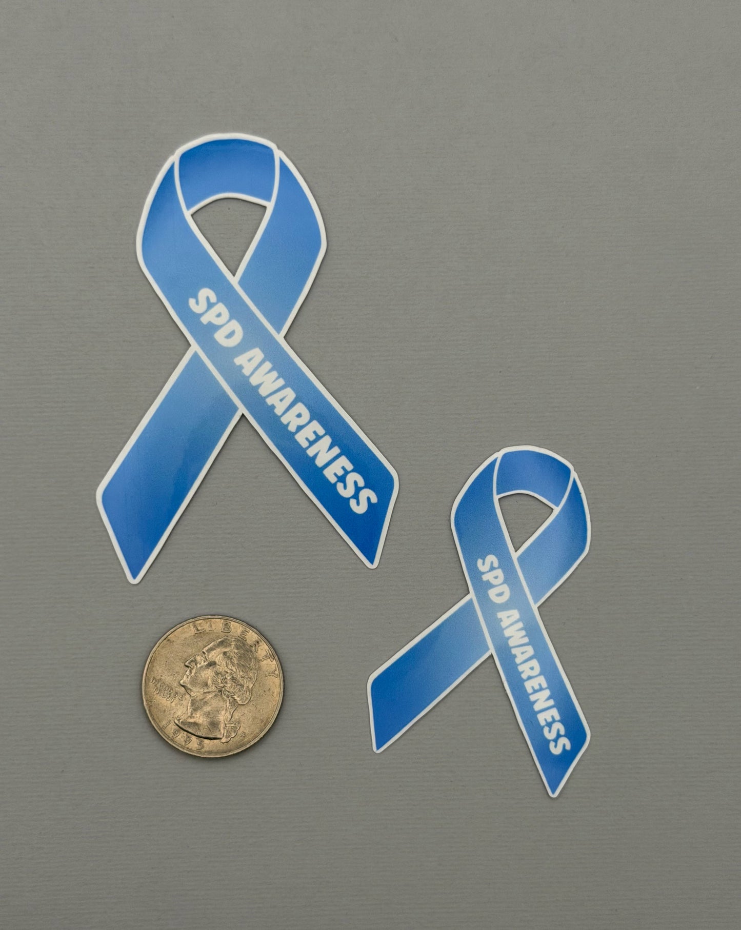 SPD Awareness Ribbon Sticker or Magnet | Sensory Processing Disorder