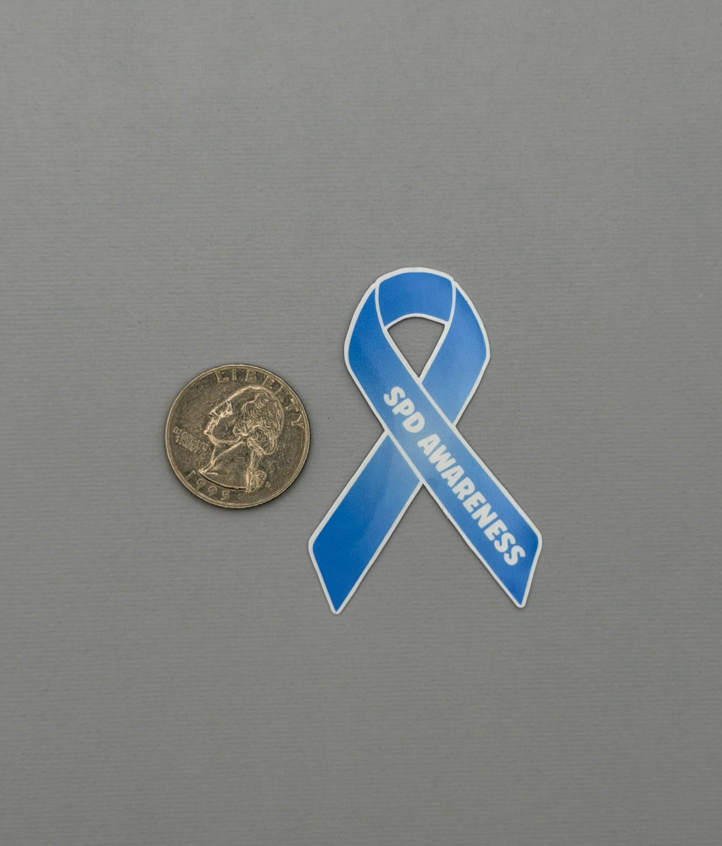 SPD Awareness Ribbon Sticker or Magnet | Sensory Processing Disorder