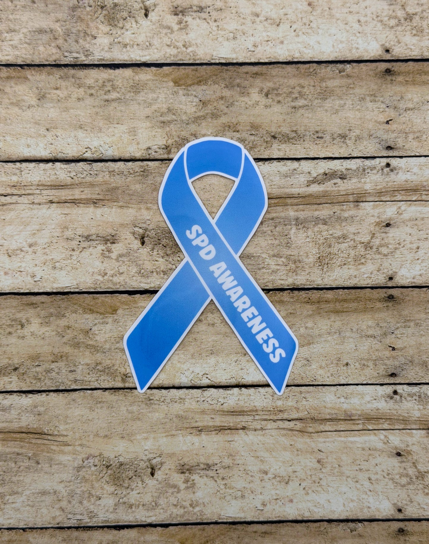 SPD Awareness Ribbon Sticker or Magnet | Sensory Processing Disorder