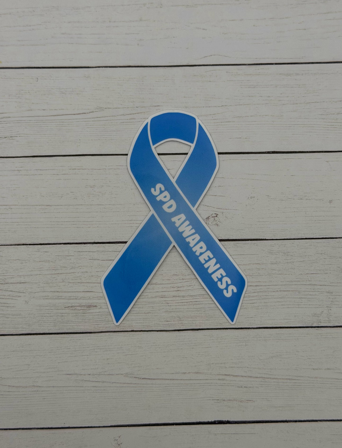 SPD Awareness Ribbon Sticker or Magnet | Sensory Processing Disorder