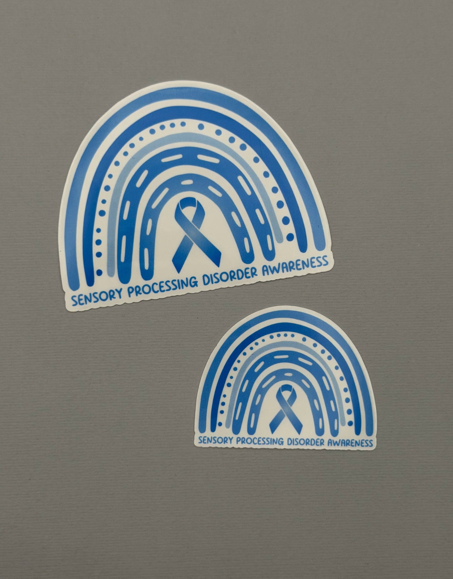 Sensory Processing Disorder Awareness Rainbow Sticker or Magnet | SPD