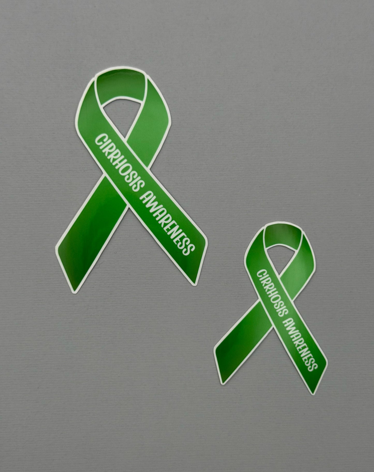 Cirrhosis Awareness Ribbon Sticker or Magnet