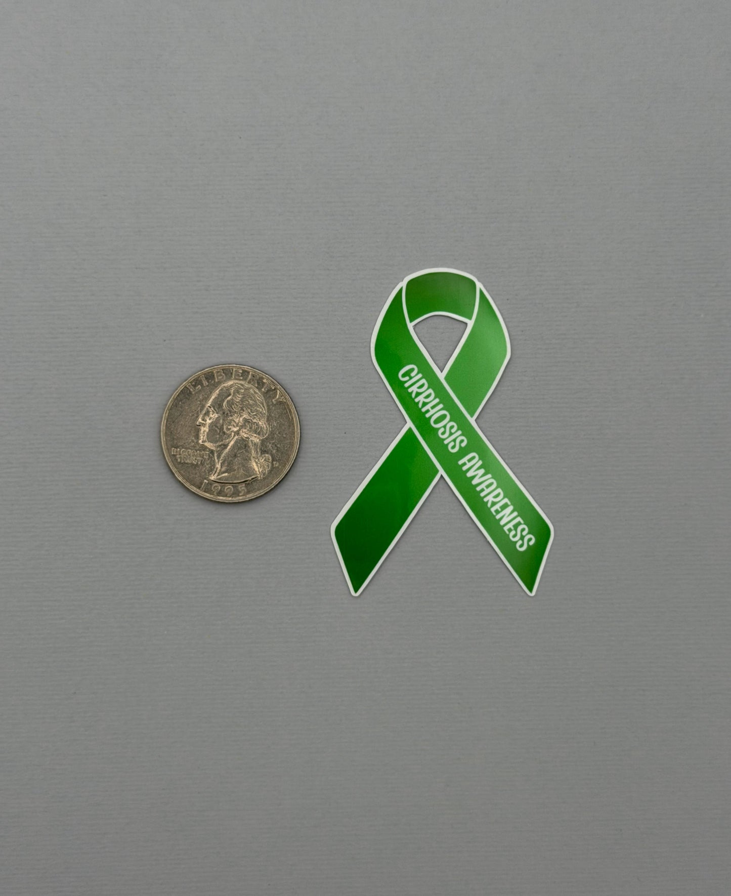 Cirrhosis Awareness Ribbon Sticker or Magnet