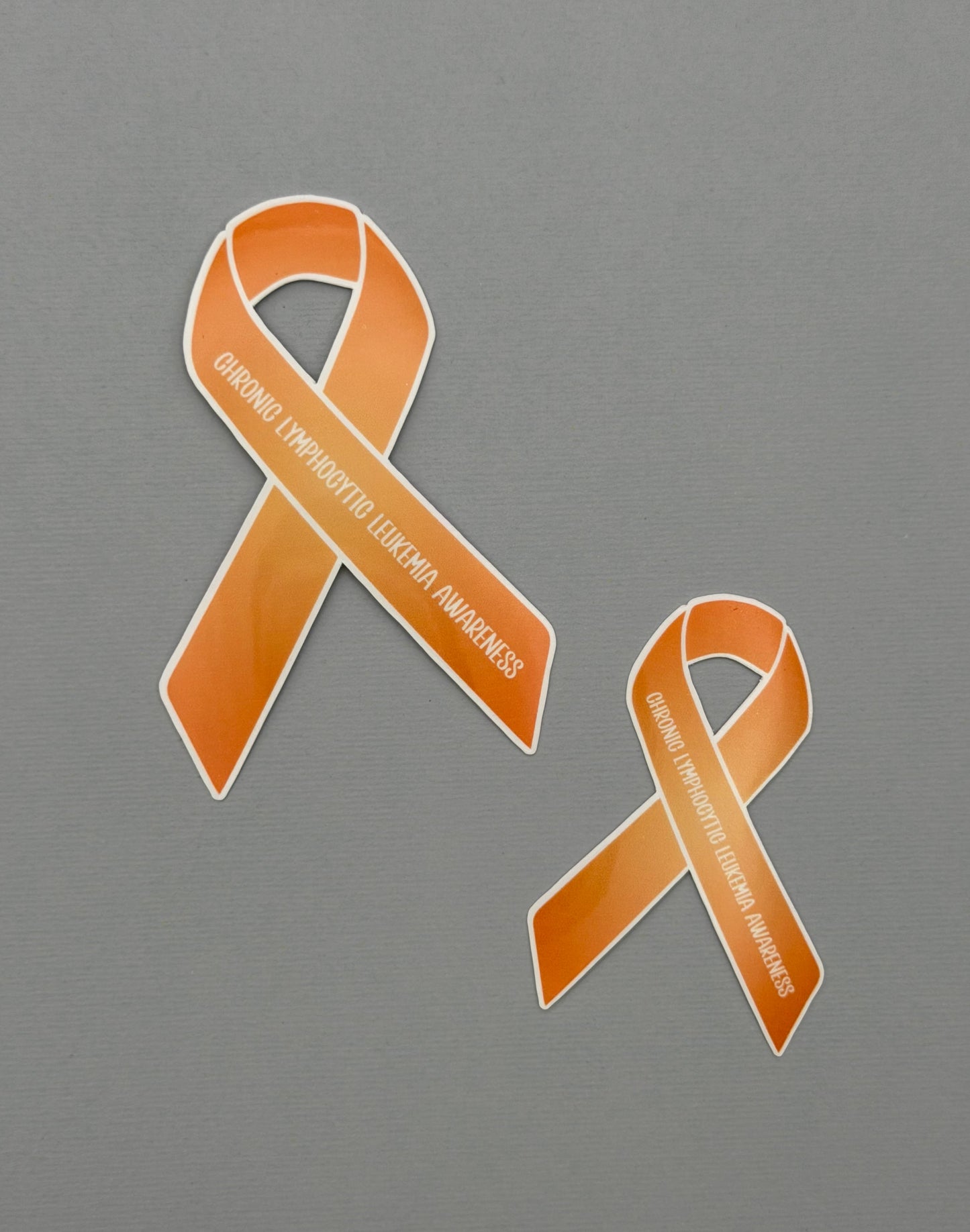 Chronic Lymphocytic Leukemia (CLL) Awareness Ribbon Sticker or Magnet