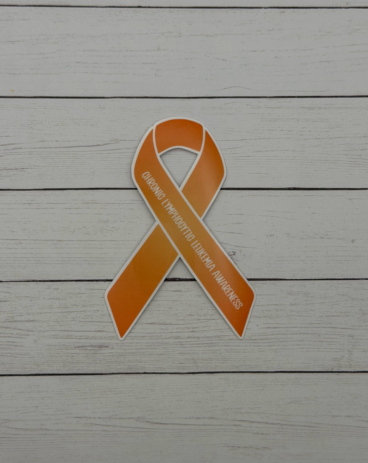 Chronic Lymphocytic Leukemia (CLL) Awareness Ribbon Sticker or Magnet