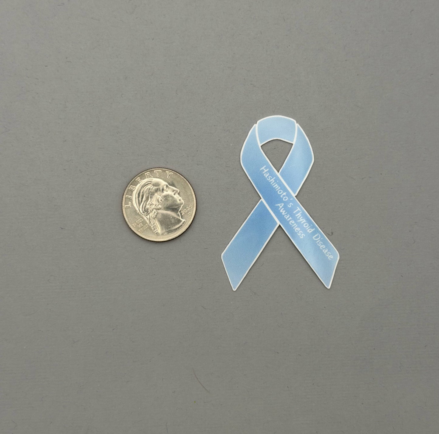 Hashimoto's Thyroid Disease Awareness Ribbon