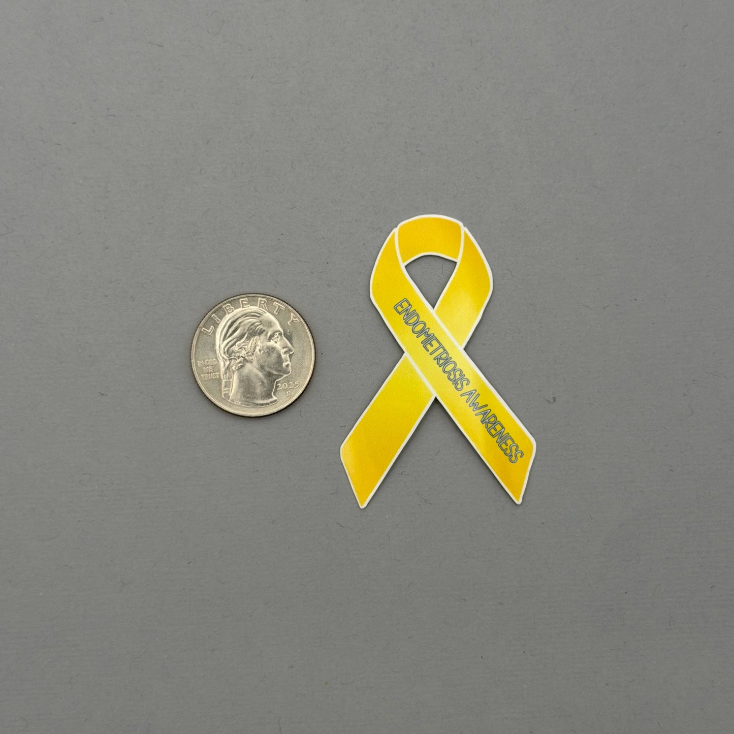 Endometriosis Awareness Ribbon Sticker