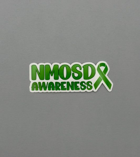 NMOSD Awareness with Ribbon Sticker or Magnet | Neuromyelitis Optica Spectrum Disorder