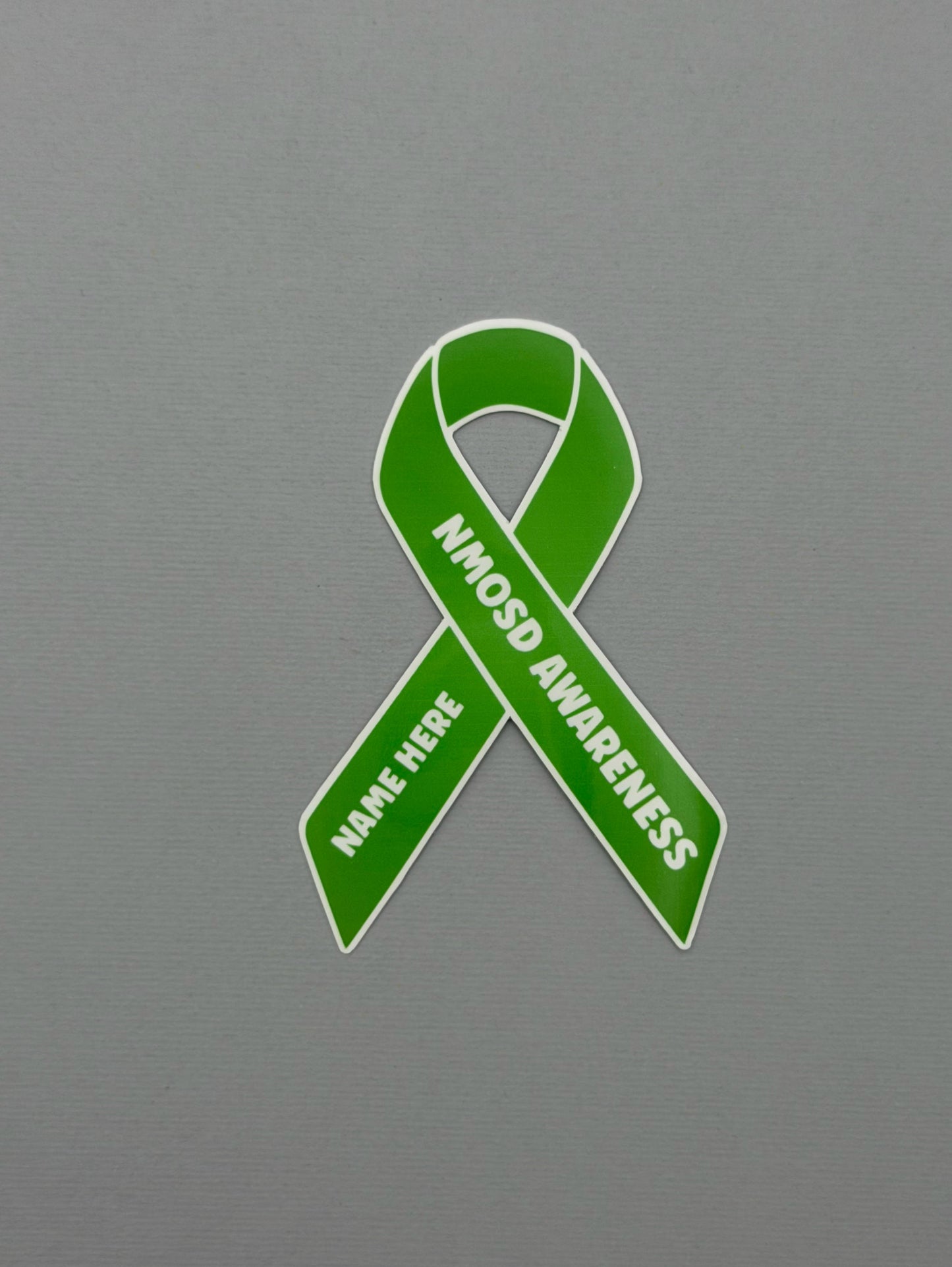 NMOSD Awareness Custom Ribbon Sticker | Neuromyelitis Optica Spectrum Disorder