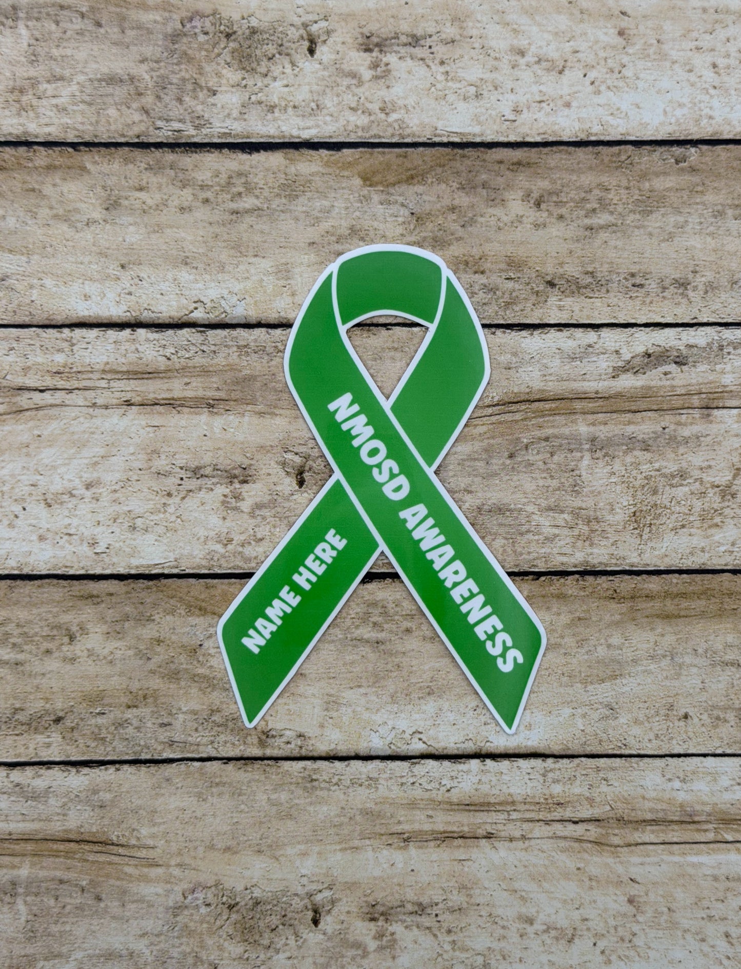 NMOSD Awareness Custom Ribbon Sticker | Neuromyelitis Optica Spectrum Disorder