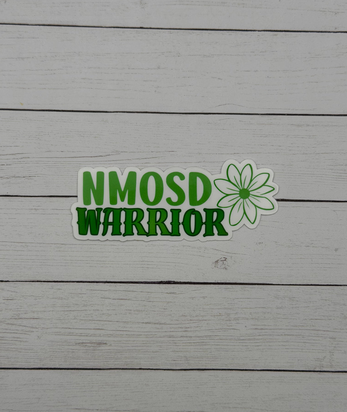 NMOSD Warrior Flower Sticker or Magnet | Neuromyelitis Optica Spectrum Disorder