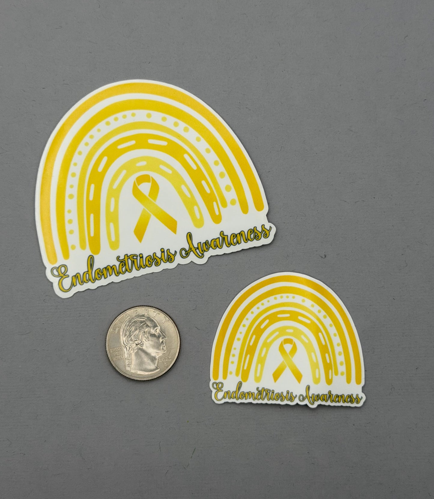 Endometriosis Awareness Rainbow Sticker